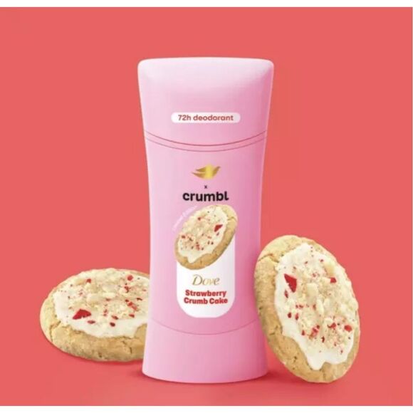 Dove x Crumbl Limited Edition 72HR Deodorant - Strawberry Crumble Cake - 2.6 oz - Picture 3 of 4